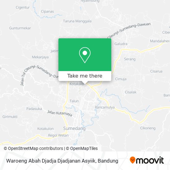 Waroeng Abah Djadja Djadjanan Asyiik map