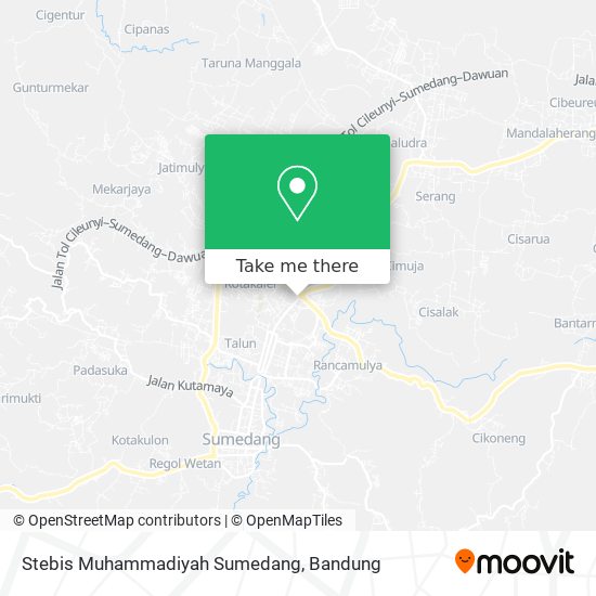 Stebis Muhammadiyah Sumedang map