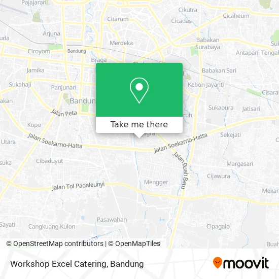 Workshop Excel Catering map