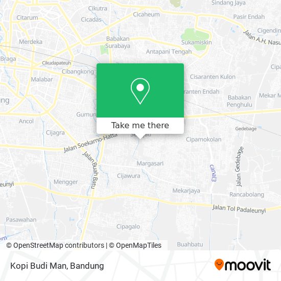 Kopi Budi Man map