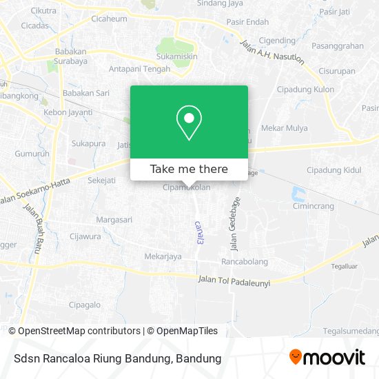 Sdsn Rancaloa Riung Bandung map