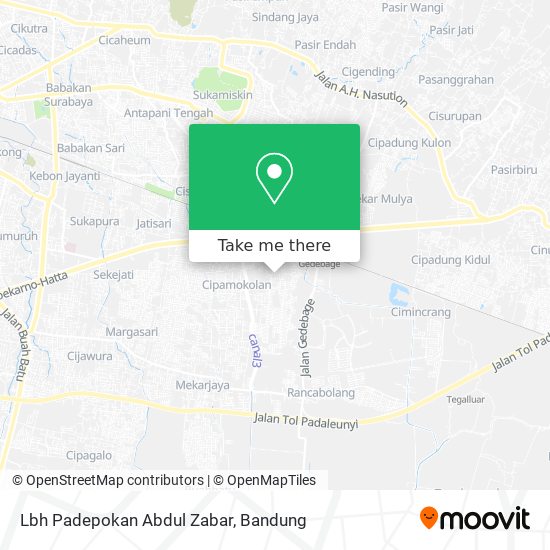 Lbh Padepokan Abdul Zabar map