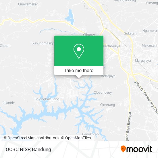 OCBC NISP map