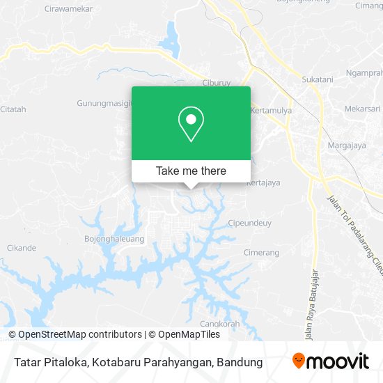 Tatar Pitaloka, Kotabaru Parahyangan map