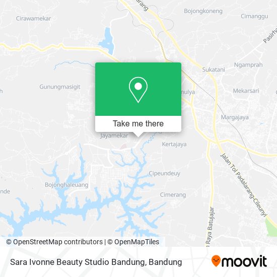 Sara Ivonne Beauty Studio Bandung map