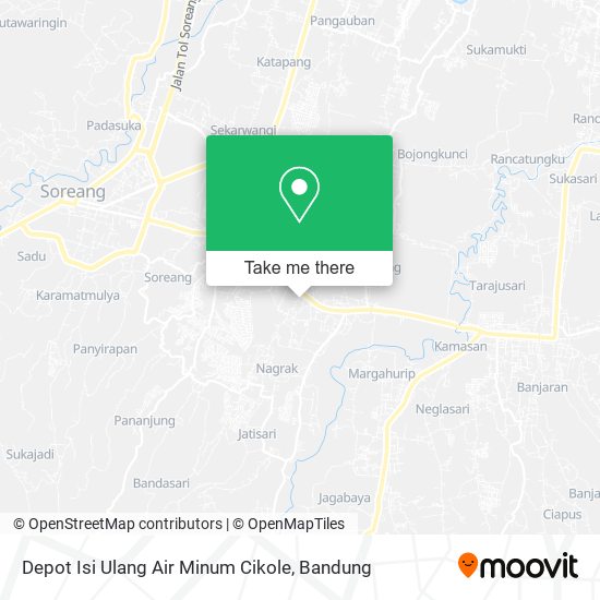 Depot Isi Ulang Air Minum Cikole map