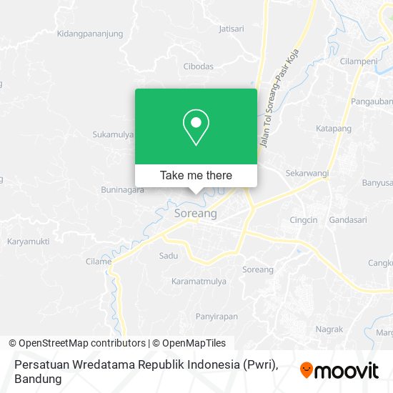 Persatuan Wredatama Republik Indonesia (Pwri) map