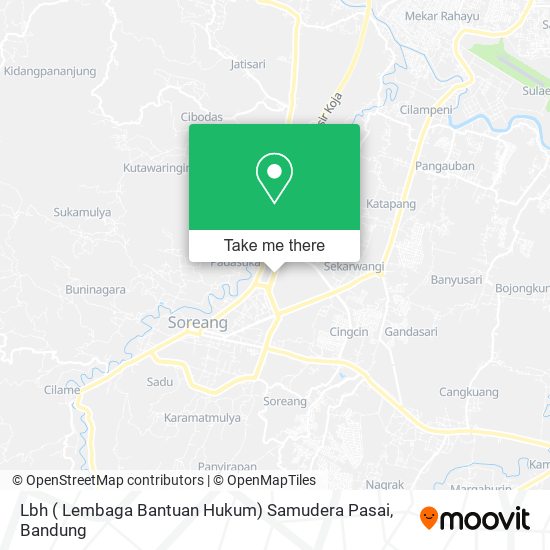 Lbh ( Lembaga Bantuan Hukum) Samudera Pasai map