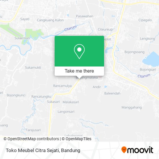 Toko Meubel Citra Sejati map