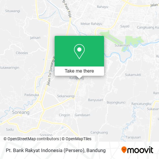 Pt. Bank Rakyat Indonesia (Persero) map