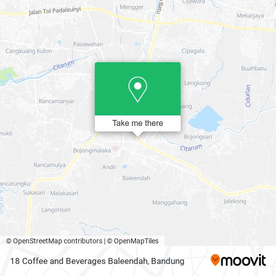 18 Coffee and Beverages Baleendah map