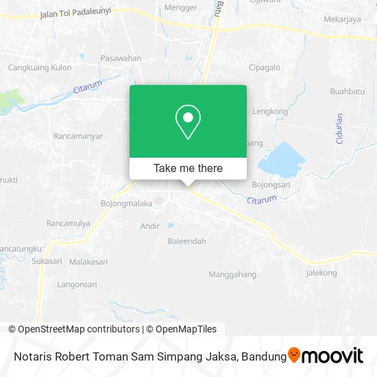 Notaris Robert Toman Sam Simpang Jaksa map