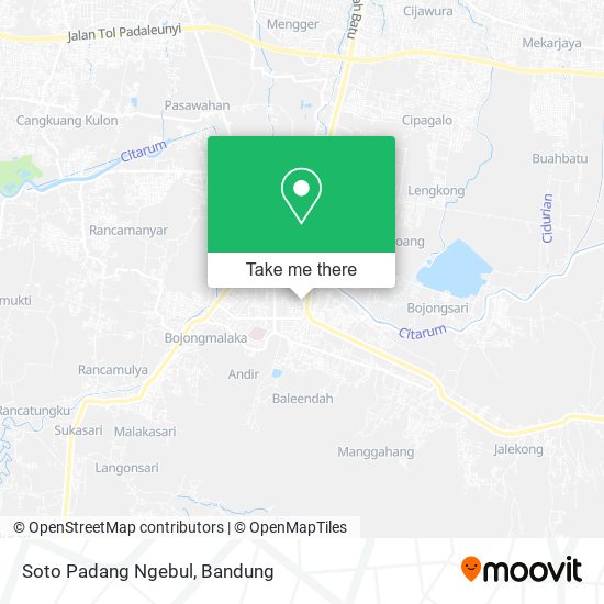 Soto Padang Ngebul map