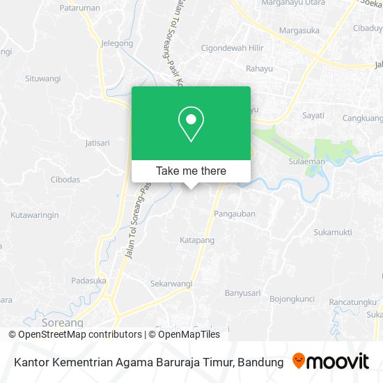 Kantor Kementrian Agama Baruraja Timur map