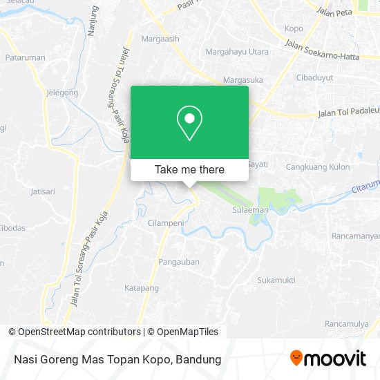 Nasi Goreng Mas Topan Kopo map