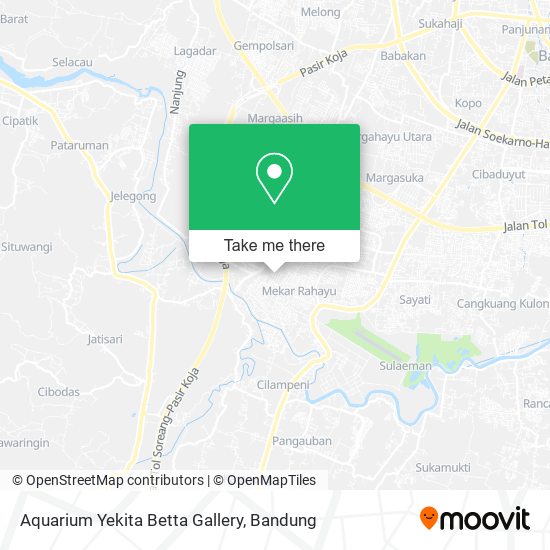Aquarium Yekita Betta Gallery map