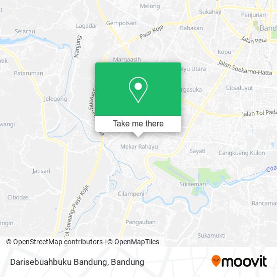 Darisebuahbuku Bandung map