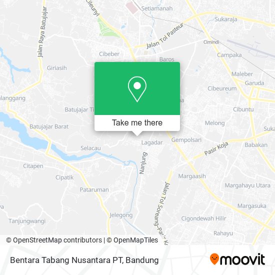 Bentara Tabang Nusantara PT map