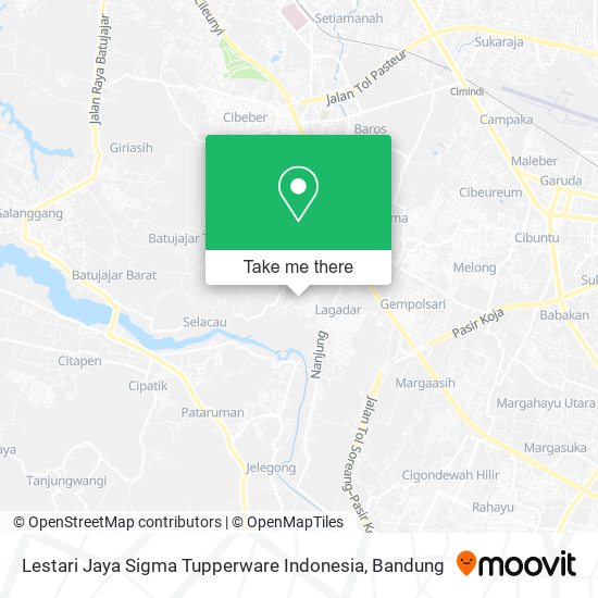 Lestari Jaya Sigma Tupperware Indonesia map