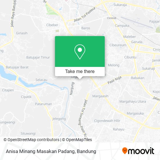 Anisa Minang Masakan Padang map