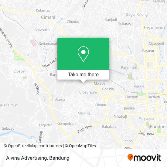 Alvina Advertising map