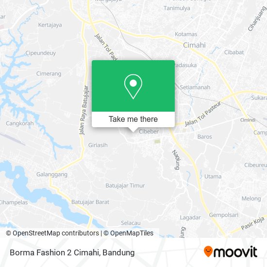 Borma Fashion 2 Cimahi map