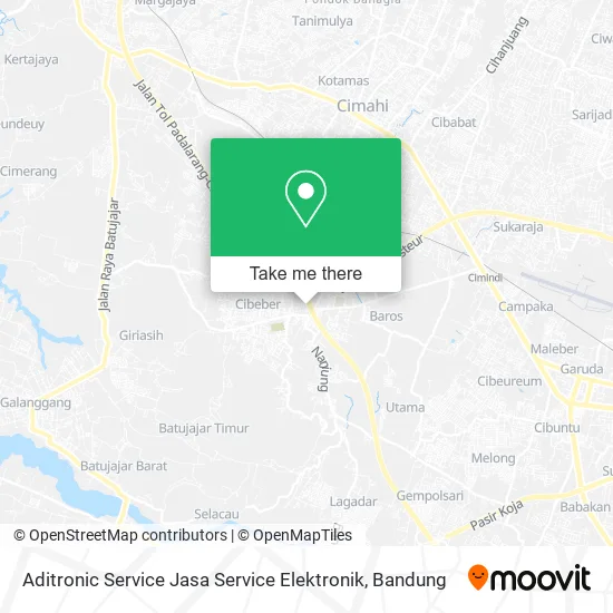 Aditronic Service Jasa Service Elektronik map