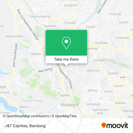 J&T Express map