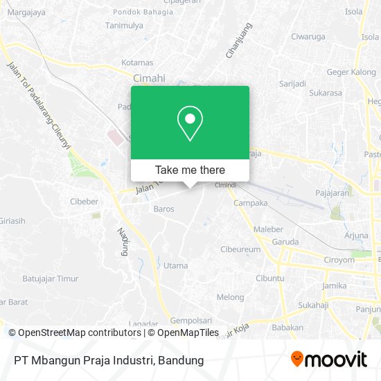 PT Mbangun Praja Industri map