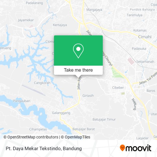 Pt. Daya Mekar Tekstindo map