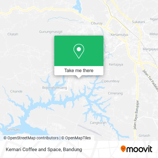 Kemari Coffee and Space map