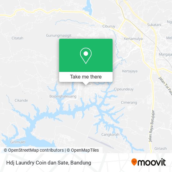 Hdj Laundry Coin dan Sate map