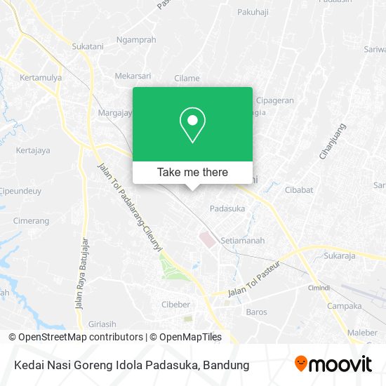 Kedai Nasi Goreng Idola Padasuka map