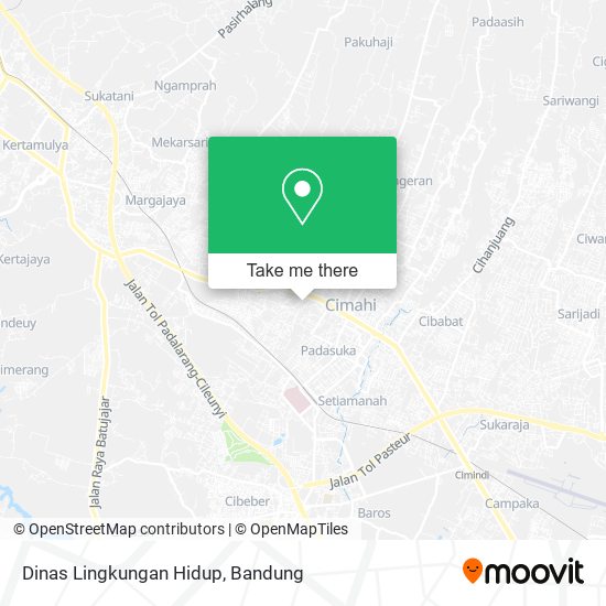 Dinas Lingkungan Hidup map