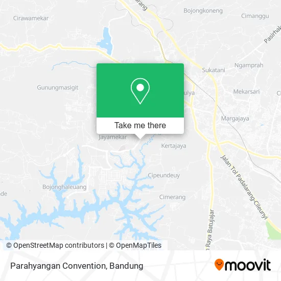 Parahyangan Convention map