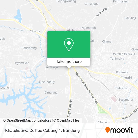 Khatulistiwa Coffee Cabang 1 map