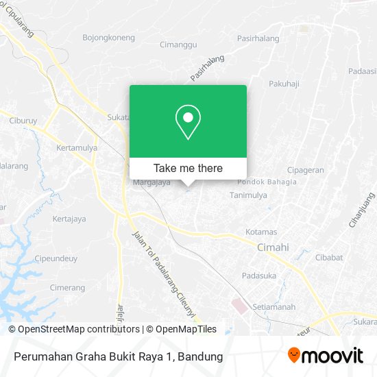 Perumahan Graha Bukit Raya 1 map