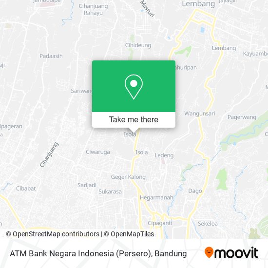 ATM Bank Negara Indonesia (Persero) map