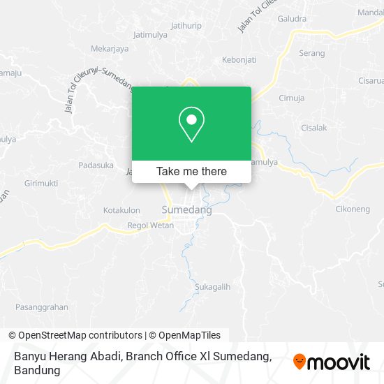 Banyu Herang Abadi, Branch Office Xl Sumedang map
