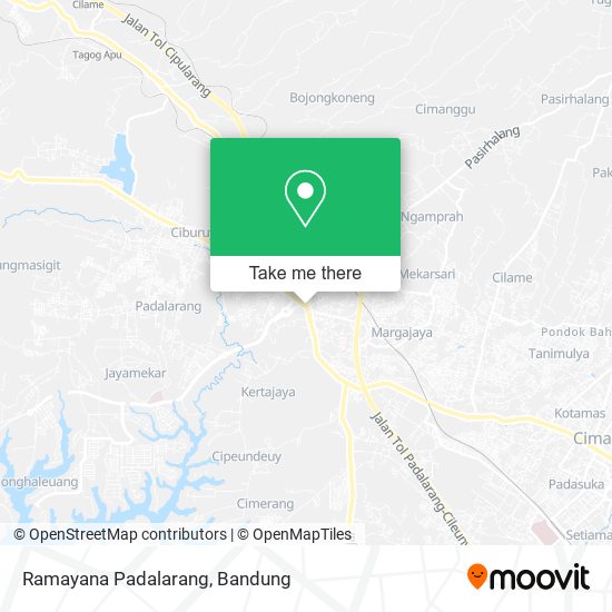 Ramayana Padalarang map