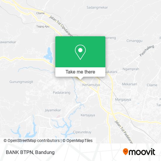 BANK BTPN map