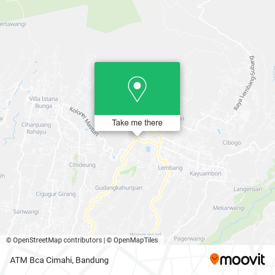 ATM Bca Cimahi map
