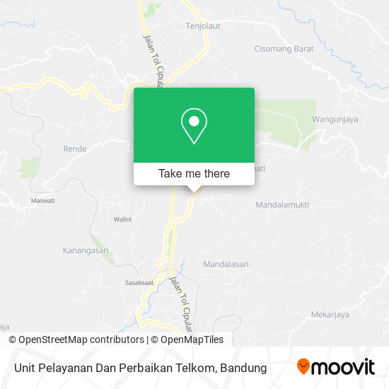 Unit Pelayanan Dan Perbaikan Telkom map