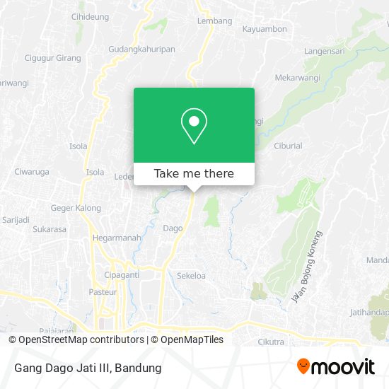 Gang Dago Jati III map