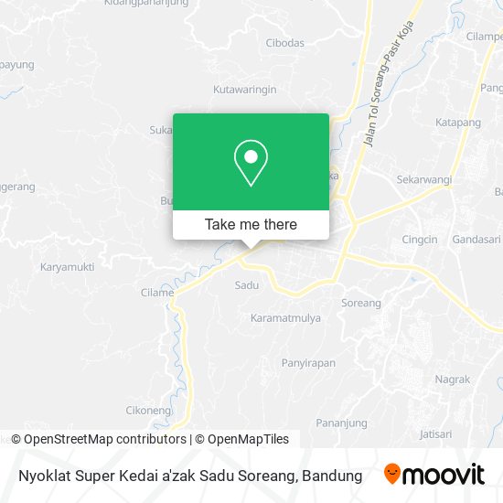 Nyoklat Super Kedai a'zak Sadu Soreang map