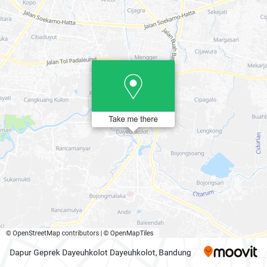 Dapur Geprek Dayeuhkolot Dayeuhkolot map