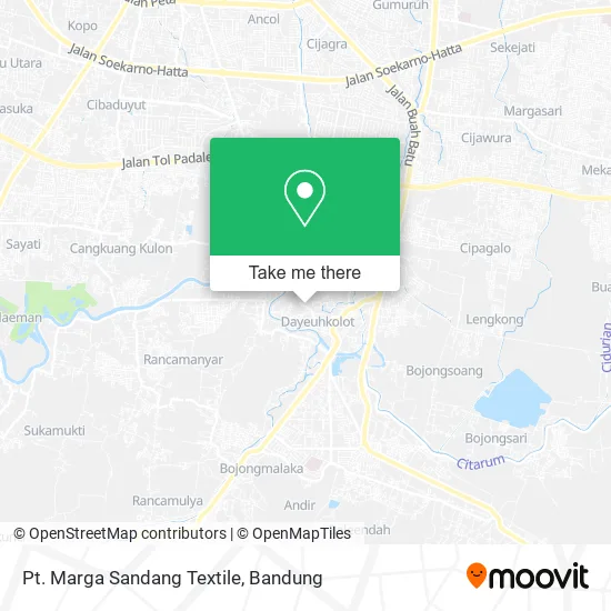 Pt. Marga Sandang Textile map