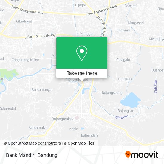 Bank Mandiri map