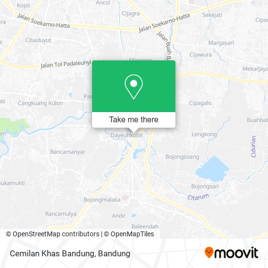 Cemilan Khas Bandung map