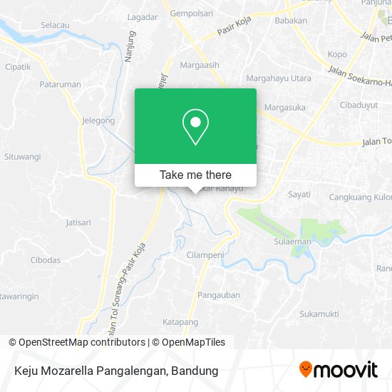 Keju Mozarella Pangalengan map